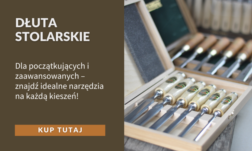 zestawy dłut stolarskich w kasetach