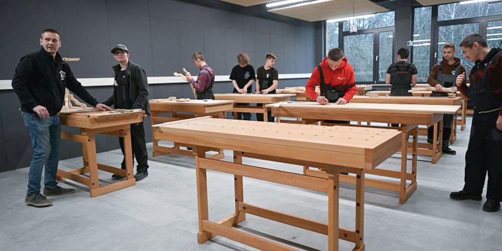 Sala snycerska - Drzewna w Garbatce