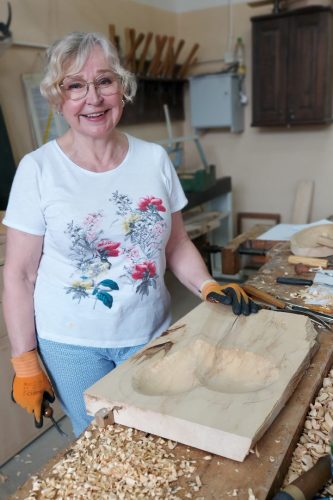 kurs snycerski w Garbatce - uczestnik